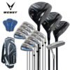 1 Wholesale Custom Anti-Glare Black Forged Golf Club Full Set