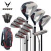 1 Men Custom Forged Complete Golf Set Bag Headcover