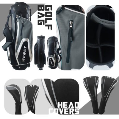 3 OEM Junior Right Hand Golf Club Set Bag Headcover Custom Logo