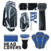 3 Wholesale Custom Anti-Glare Black Forged Golf Club Full Set