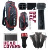 3 Men Custom Forged Complete Golf Set Bag Headcover