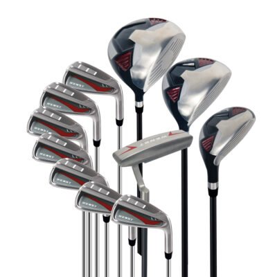 3 Men Custom Forged Complete Golf Set Bag Headcover