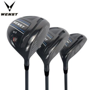 High-End Pure Black Golf Driver