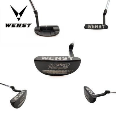 Men Right Hand Unique CNC Milled Plated Steel Putter Head