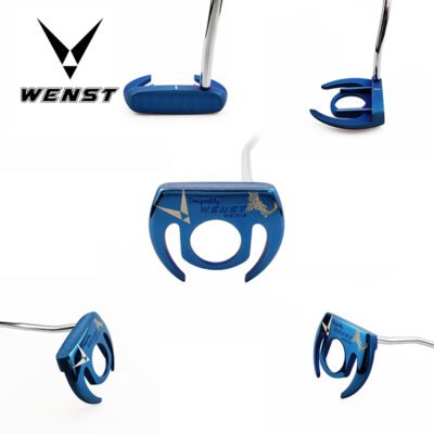1 Blue Custom Stainless Steel Golf Putter Head OEM