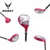 1 Red Stainless Steel Golf Hybrid Set Custom Logo