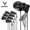 1 CNC Milled Putter RH Professional Black PVD Golf Club Set