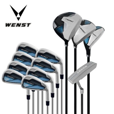 1 Professional Blue Forged Right Hand Men Golf Club Set With Bag