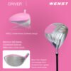2 Portable Right Handed Golf Driver Set
