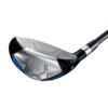 2 Blue Golf Hybrid Graphite Shaft Rubber Grip Headcover