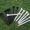 2 Custom Logo Colorful Bamboo Golf Tees 42/54/70/83mm Multi Sizes
