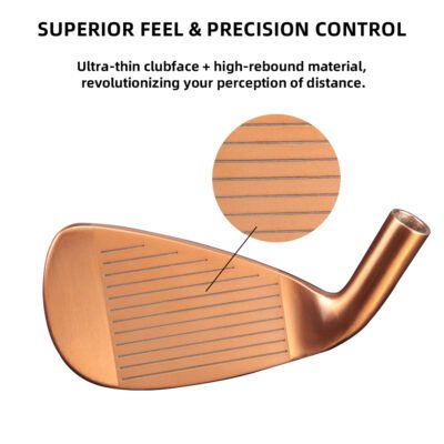 2 Orange Gold OEM Golf Iron Set