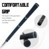 3 Custom Logo Rubber Golf Grips Standard Midsize Jumbo