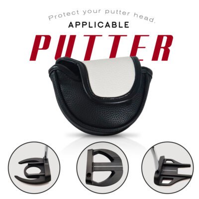 3 Waterproof Hook-and-Loop Golf Club Putter Covers Custom Logo