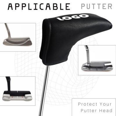 3 Factory Waterproof Custom Logo Golf Blade Putter Head Covers OEM