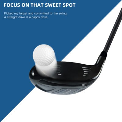 3 High-End Pure Black Golf Driver