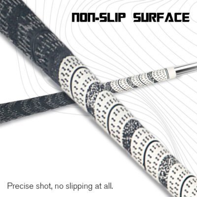 4 Classic Midsize Cotton Rubber Golf Grips Custom Logo