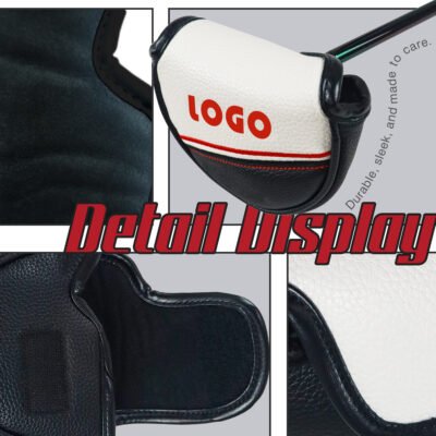 4 Waterproof Hook-and-Loop Golf Club Putter Covers Custom Logo