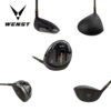 6 Black Plating 460CC Titanium 6AL4V Driver Golf Clubs