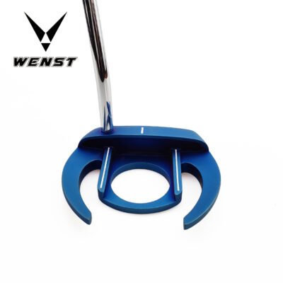 7 Blue Custom Stainless Steel Golf Putter Head OEM