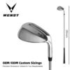 7 PVD Plating Stainless Steel Right Golf Wedge Head