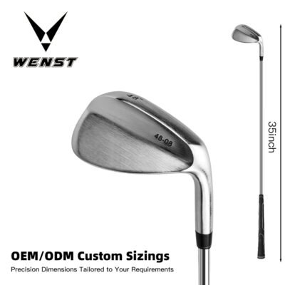 7 PVD Plating Stainless Steel Right Golf Wedge Head