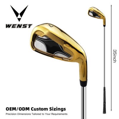 8 OEM Gold PVD 431 Stainless Steel Iron Set