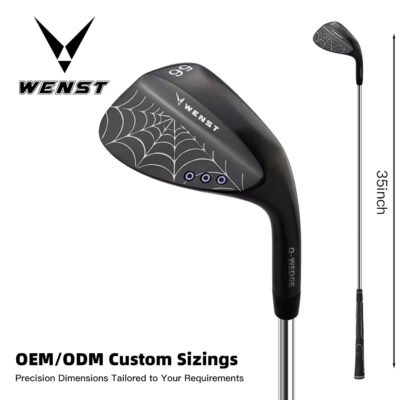 8 Satin Black Forged Steel Golf Wedge Set
