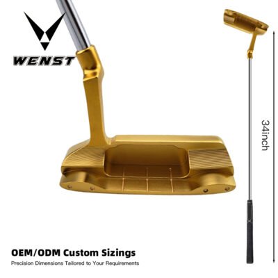 8 Gold High Quality RH 431 Stainless Steel Golf Putter