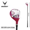 8 Red Stainless Steel Golf Hybrid Set Custom Logo
