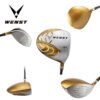 9 OEM Aluminum Right Yellow Golf Driver Head