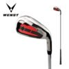 Red OEM PVD Plating Golf Iron Clubs