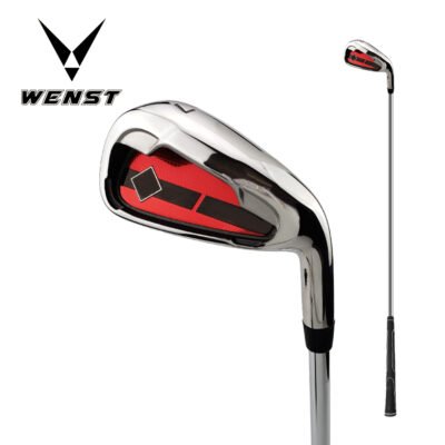 Red OEM PVD Plating Golf Iron Clubs