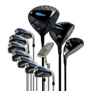 CNC Milled Putter RH Professional Black PVD Golf Club Set